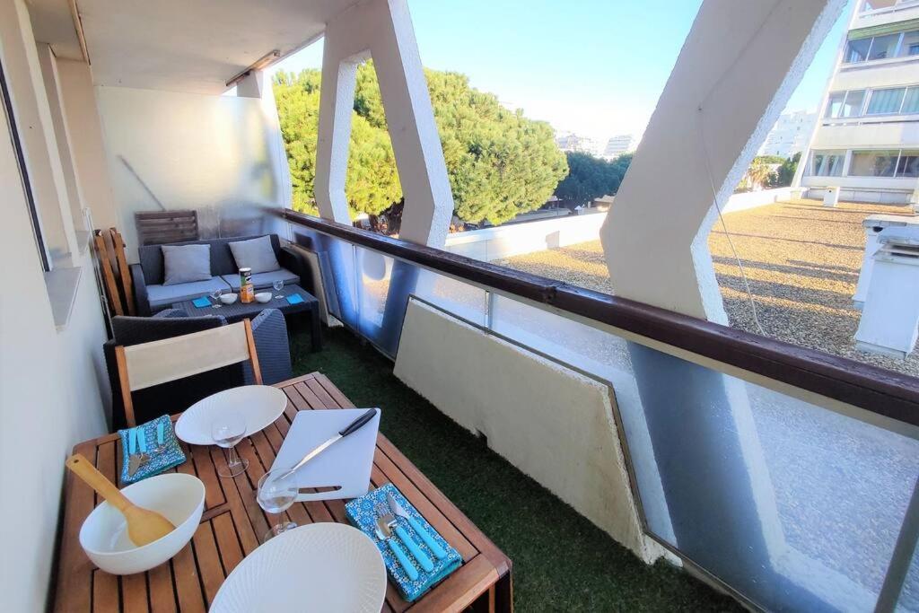 Grand Voile - Hyper Centre, Climatisation, Vue Panoramique Sur L'Architecture De La Grande Motte Apartment Ngoại thất bức ảnh
